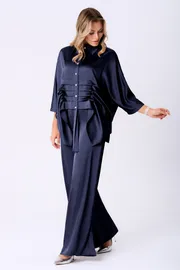 Trousers BAZALINI #5101 sinij