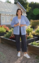 Кардиган BONADI 1819 голубой