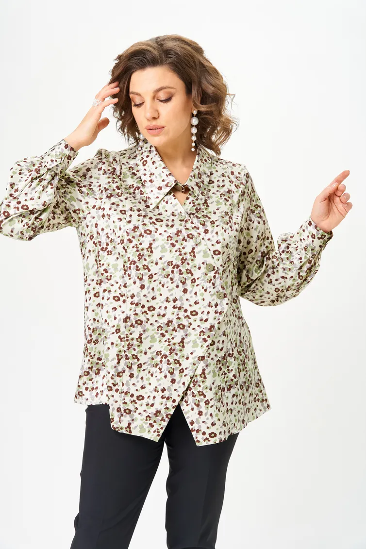 Bluzka Michel Chic #789 cvetochnyj print