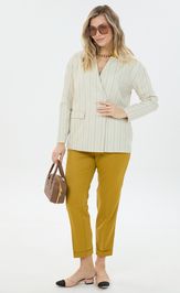 Жакет LM М 0178 полоска льняная