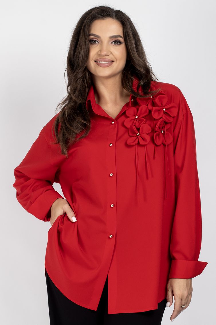 Blouse VIZAVI #810 krasnyj