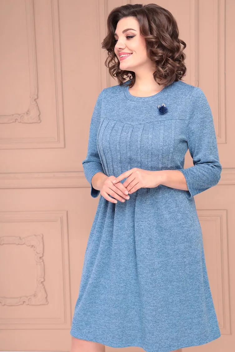 Платье Alta Moda арт. 1000-1 голубой
