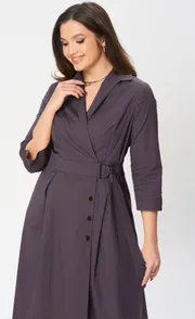 Sukienka Verita moda #N-2348 baklazhan