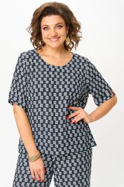 Комплект БелЭльСтиль арт. 875-322/605-273 синий принт