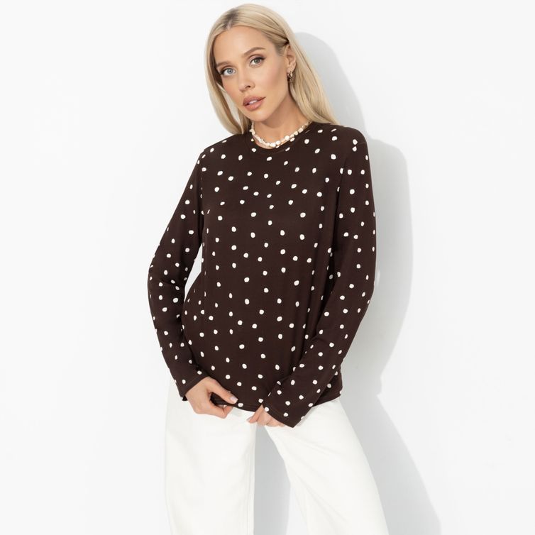 Лонгслив CHARUTTI арт. Личный стандарт (какао)