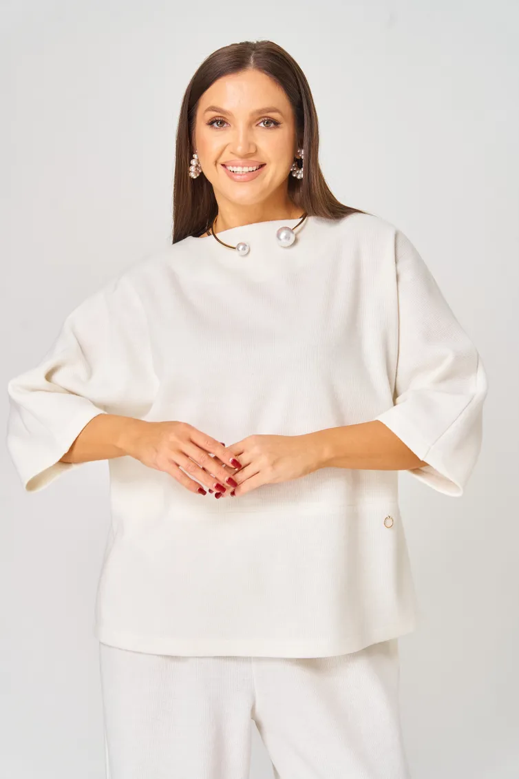Костюм V&N fashion арт. 1054_молочный