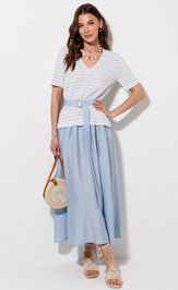 Платье Люше 4378 голубой