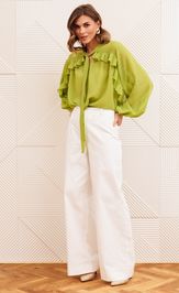 Блузка GIZART 15410 салатовый