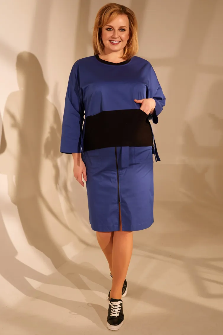 Skirt Golden Valley #5035 sinij