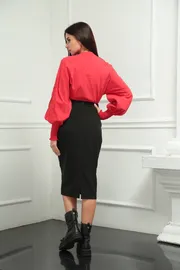 Bluzka SandyNA #130413 krasnyj