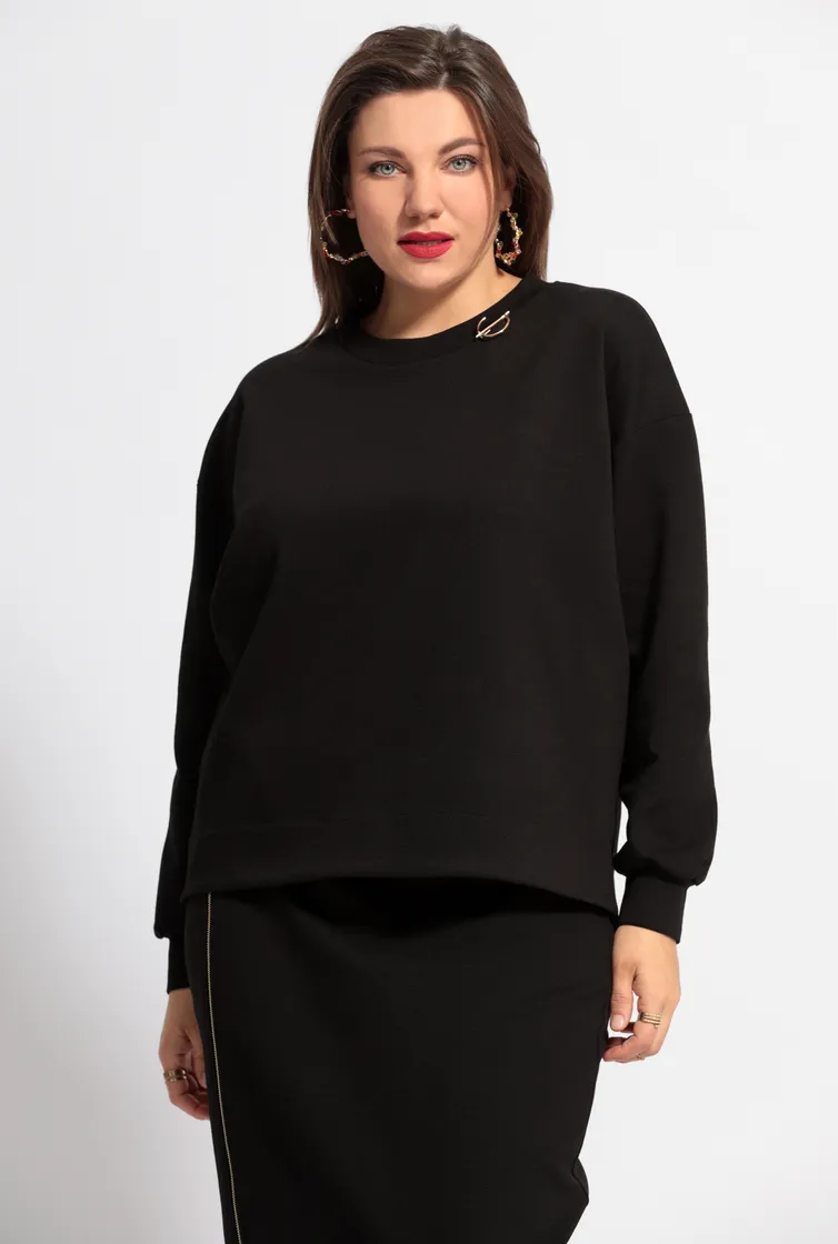 Свитшот BegiModa арт. 4068 чёрный