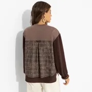 Bluza CHARUTTI #Stil po-vzroslomu (braun, nyu)