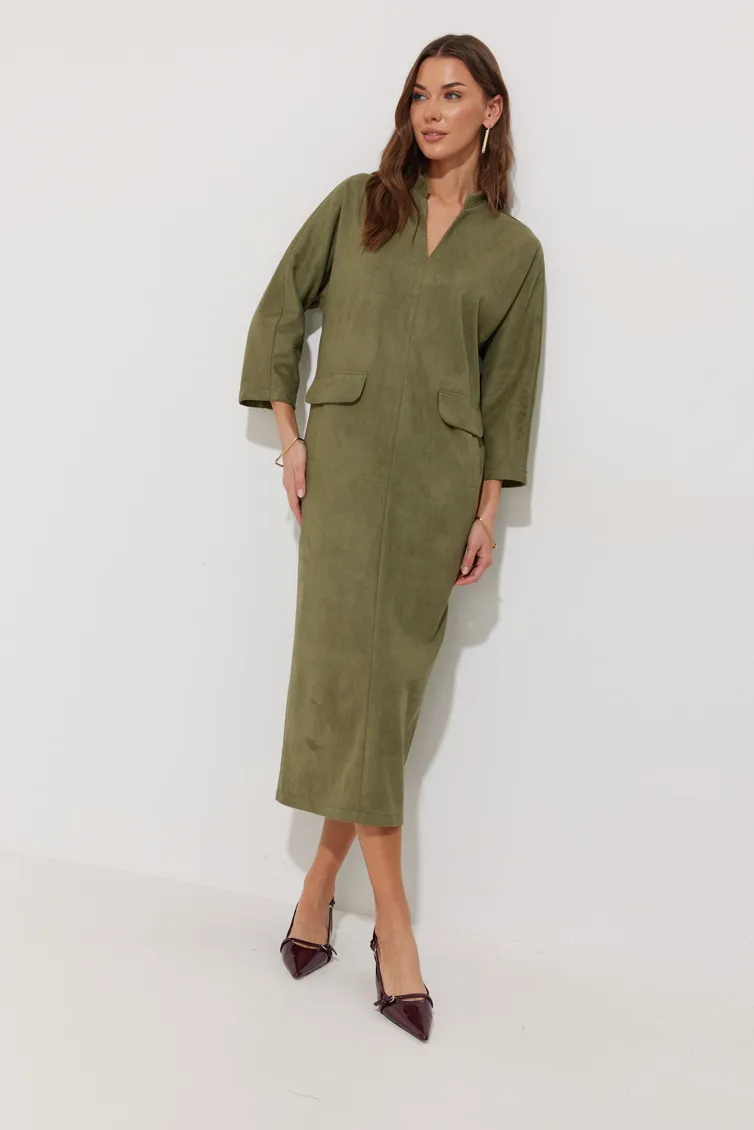 Платье Люше арт. 4196 зеленый