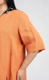 Sukienka FASHION CENTRE L-4003/Morkovnyj