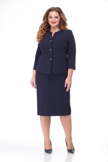 723-114/536-129 темно-синий однотон