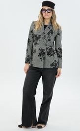 Жакет LM М 0066 флок цветы