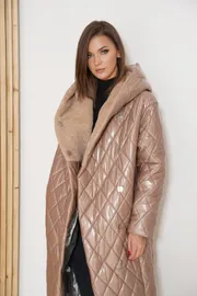 Coat Fantazia Mod #3779 bezh
