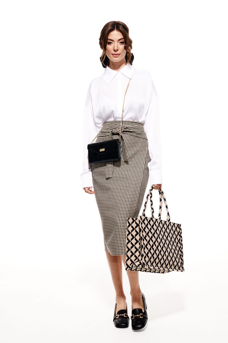 Skirt Elletto Life #2283 bezh