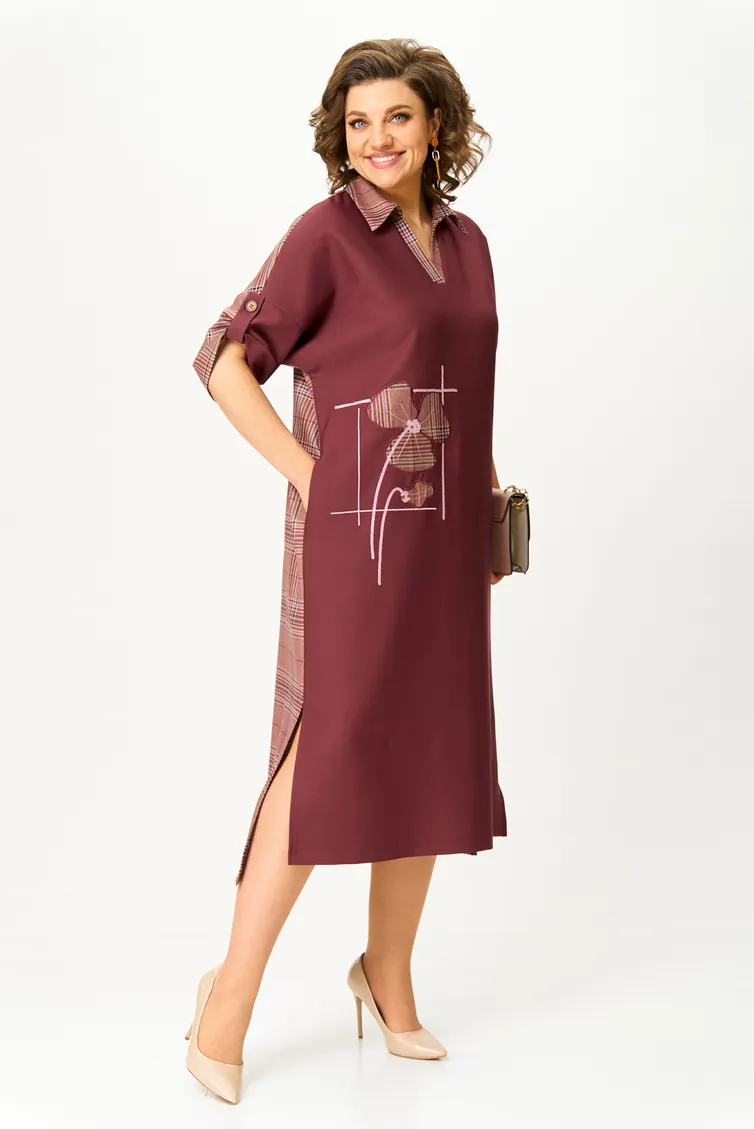 Платье Michel Chic арт. 2134/1 брусничный