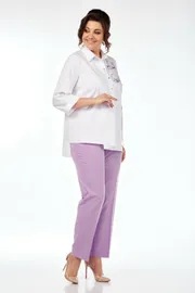 Zestaw Vilena-fashion #954 belyj+lavanda