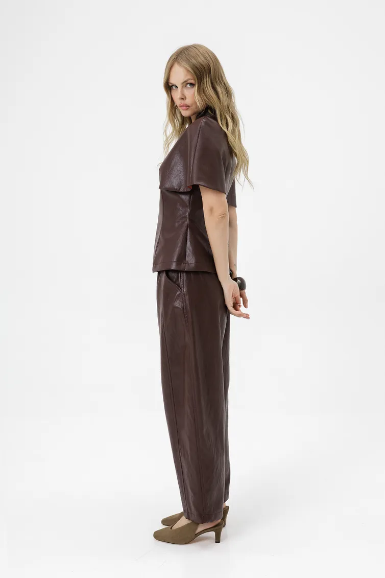 Suit Pirs #7043 burgundi