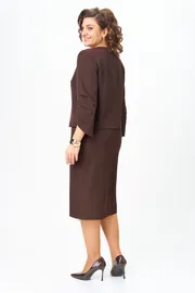 Garnitur Vilena-fashion #1126 shokolad