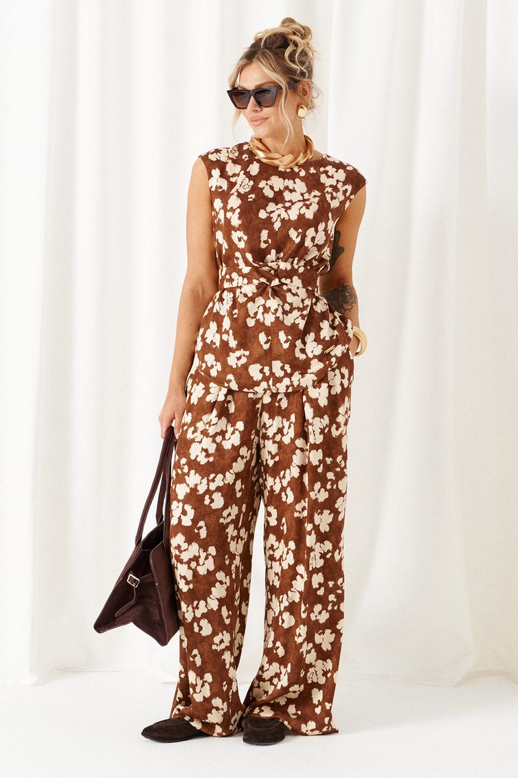 Костюм Beautiful & Free арт. 6476 молочный-коричневый