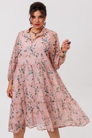 Платье Anelli Laurel арт. 1657 пудровый сад