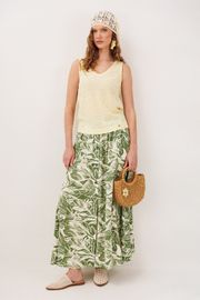 Юбка Buter New арт. 3342 принт листья