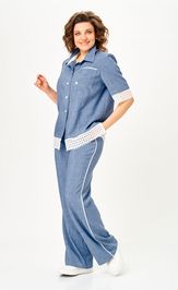 Suit Vilena-fashion 1156 goluboj