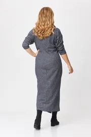 Sukienka Michel Chic #2145 plate serebro