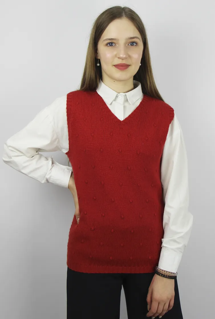 Джемперы POLESIE KIDS арт. С9244-18 9С8518-Д43 красный минерал