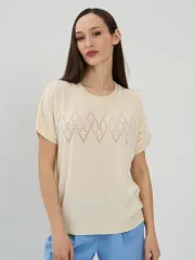 Джемпер Newvay арт. 9241-94122 топленое мол