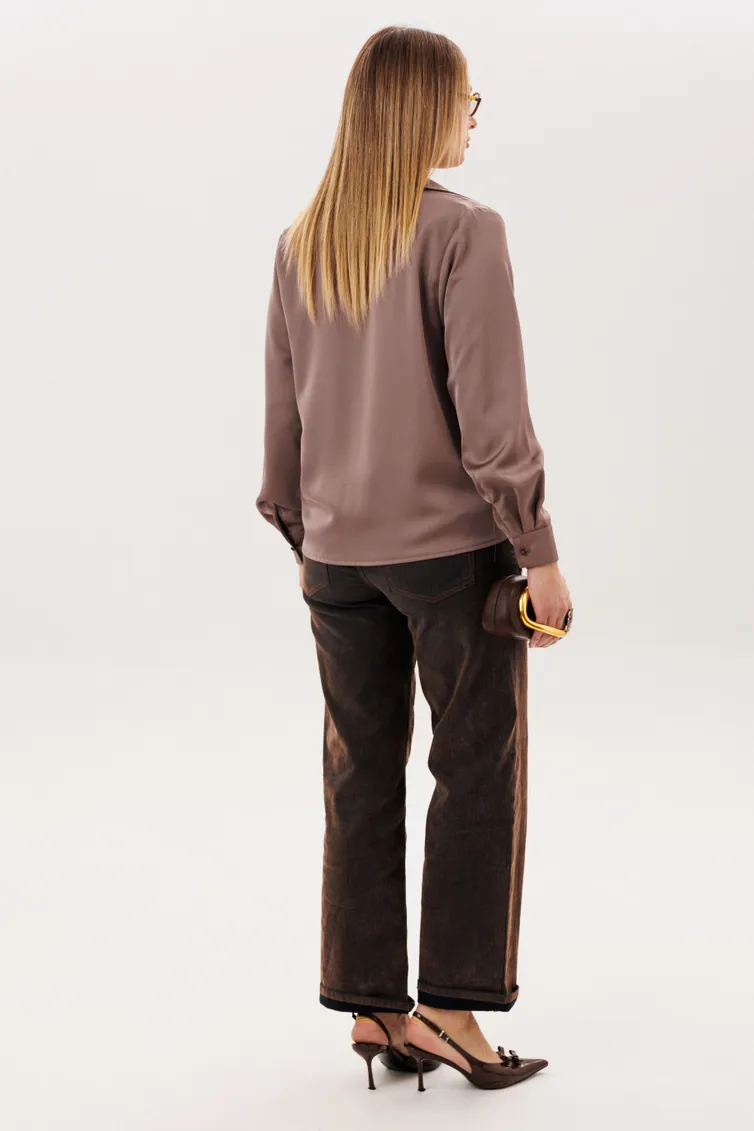 Blouse Anelli Laurel #1663 poceluj kapuchino