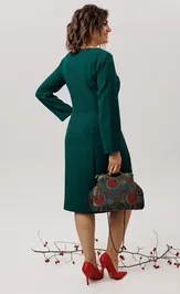 Платье Anelli Laurel 1799 изумрудная энигма