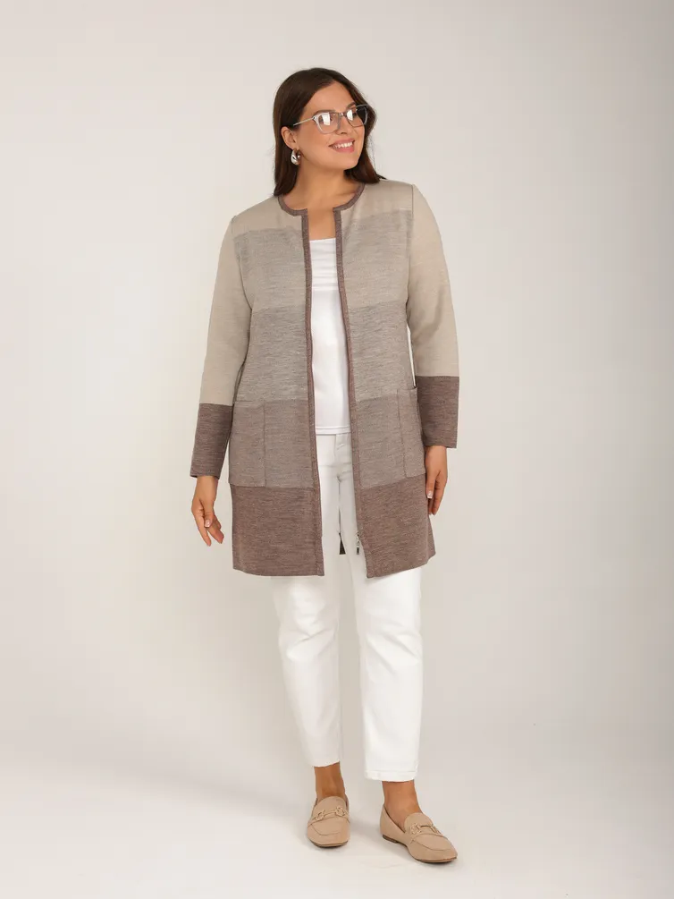 Sweter BONADI #2077 kapuchino