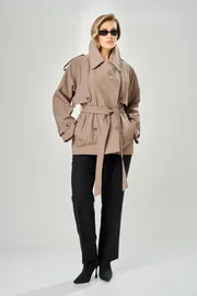 Тренч Ava fashion #M-234 mokko