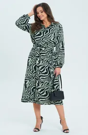 Sukienka Verita moda #N-2317 zebra