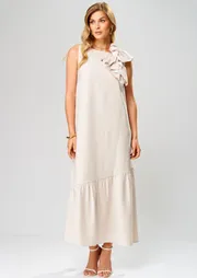 Dress LAIKONY #L-933 bezhevyj