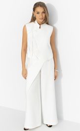 Джемперы, кардиганы, жакеты CHARUTTI Прямая речь (белый)