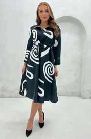 Dress nika.pl #04061 M&M-6 cherno-belyj