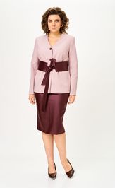 Костюм Vilena-fashion 1147 крем+бургунди