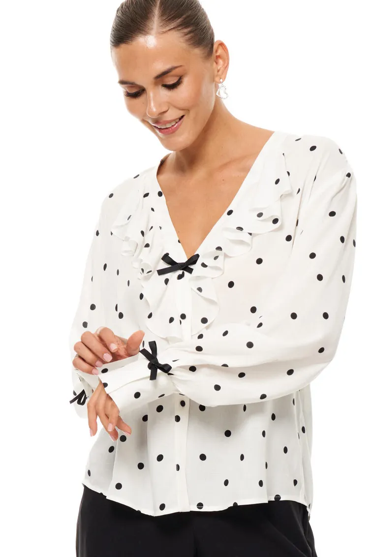 Bluzka Panda #210540w belyj