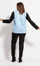 Блуза BegiModa 4056 голубой