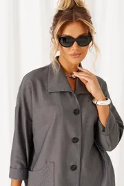 Suit Beautiful & Free #6484 tyomno-seryj