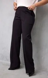 Брюки BegiModa 6079 чёрный баклажан