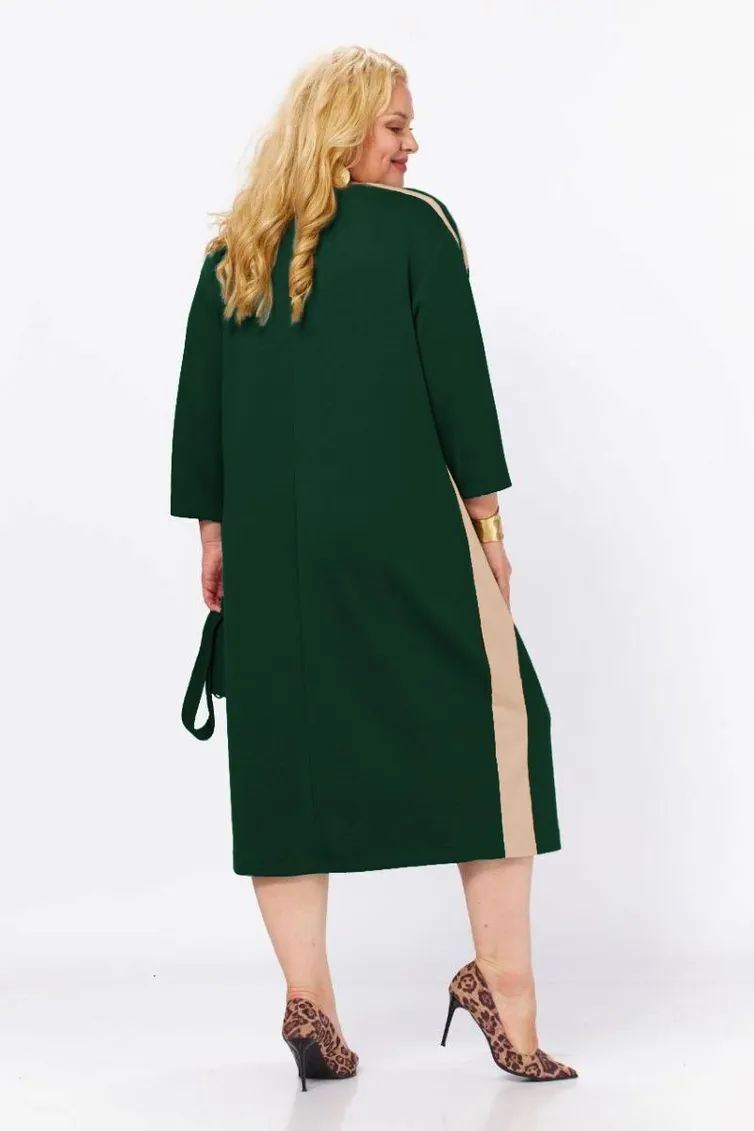 Dress Milora #1498 izumrud
