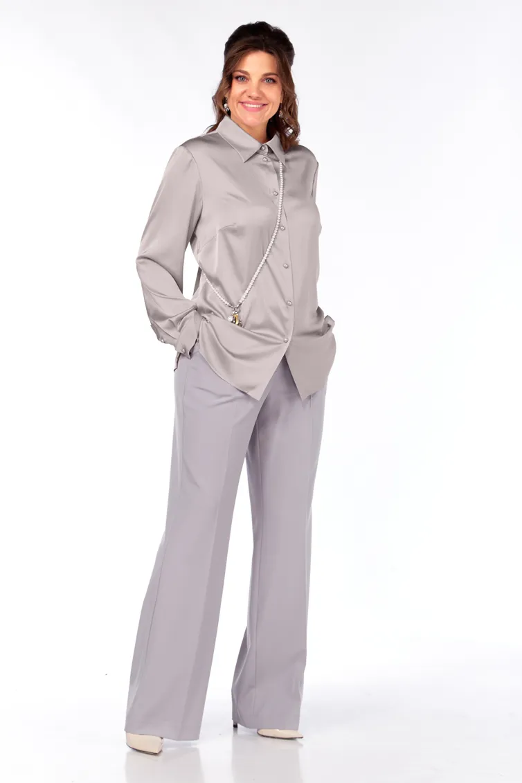 Bluzka Olga Style #S962 seryj