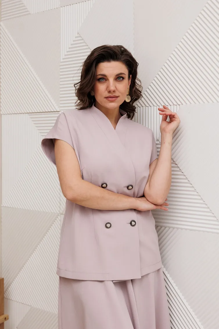 Garnitur Anastasia #1329 pudra