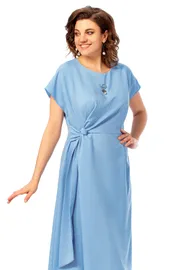 Dress Olga Style #S1019 goluboj